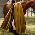 thumbnail image 5 of YanHoo Unisex Adults Hooded Cloak Velvet Cape for Halloween Cosplay Costumes, 5 of 6