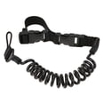 thumbnail image 2 of Advancent LLavero de bobina de resorte, cadena retráctil, cordón para llavero, liberación rápida, soporte portátil para correa de eslinga Caza Negro, 2 of 6