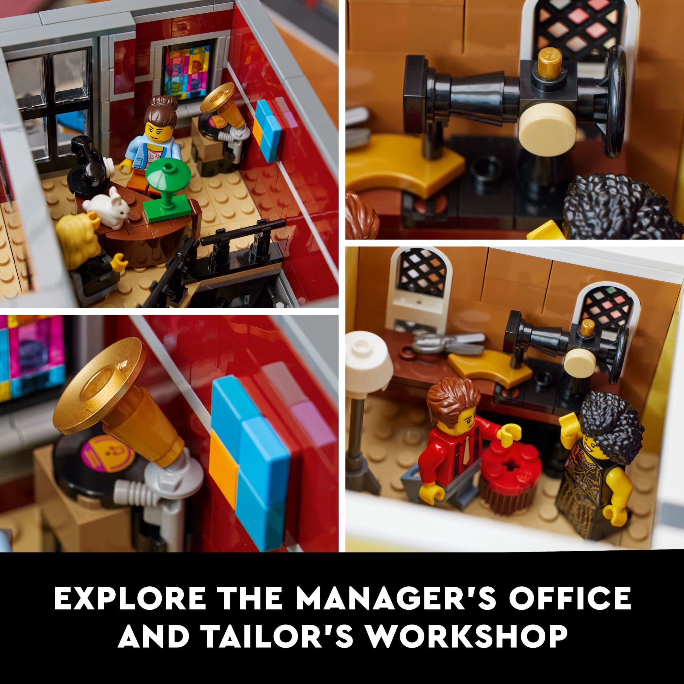 LEGO Icons Jazz Club Building Blocks for Adults - Office or Book Shelf Decor for Men & Women, Ages 18+ Years - Gifts for Birthdays - 10312