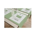 thumbnail image 1 of Table Cloth 45"x45"Fabric 6.4 oz. 100% Spun Filament Polyester "Damask Stripe" color CELERY pattern 2/ Pack, 1 of 2