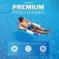 thumbnail image 2 of Swimline SunChaser Padded Floating Luxury Pool Lounger Sling Chair, Blue, 2 of 7