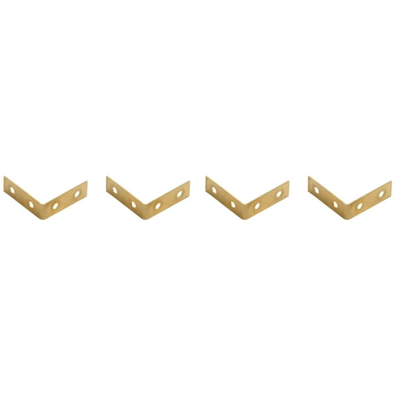 National Hardware 1-1/2 In. x 5/8 In. Solid Brass Corner Brace N213-397