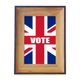 thumbnail image 1 of Gran Bretaña bandera del Reino Unido voto para elecciones generales Marco de imagen marco de escritorio, 1 of 4