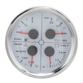 thumbnail image 1 of Medidor de presión/nivel de aceite de 85 mm Voltímetro multifuncional 4 en 1 para barcos, yates, berlinas, 1 of 12
