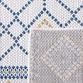 thumbnail image 5 of Safavieh Courtyard Kaelea Geometric Indoor/Outdoor Area Rug, Ivory/Navy Yellow, 5'3" x 7'7", 5 of 10