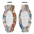 thumbnail image 6 of ZIATUBLES 2-Piece UTV Seat Covers Set, Universal Front Seat Protectors for Side by Sides, Easy Install Polyester UTV Decor Cover for Kawasaki Mule, Dinosaur Butterfly Flower Field Print, 6 of 8