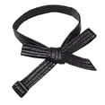 thumbnail image 1 of Cinturón de Chaqueta de Plumas Jinwen Negro Brillante, 1 of 8