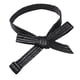 thumbnail image 1 of Cinturón de chaqueta de plumas, faja de moda, cinturón de abrigo de plumas para accesorio de ropa de invierno Negro brillante, 1 of 8