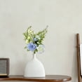 thumbnail image 6 of 1 Bouquets Finished Carnation Artificial Flowers,High-End Fake Flower Bouquets,Handheld Bouquet for Photography Prop,Living Room Decoration and Holiday Ornament,6.29x11.4 in(Blue), 6 of 7