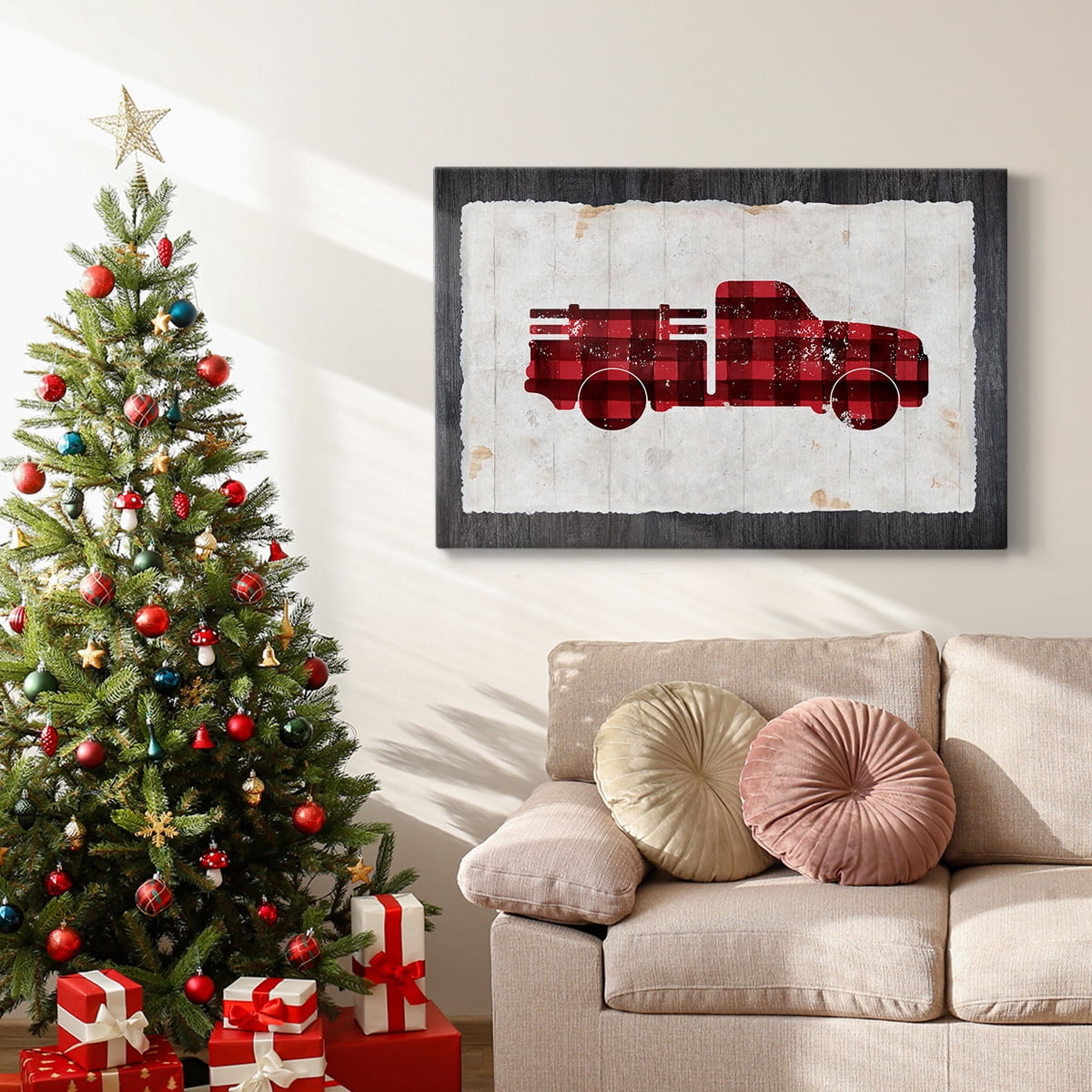 Checkered Truck- Gallery Wrapped Canvas