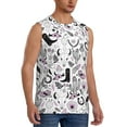 thumbnail image 2 of KLL Cowboy Print Workout Tank Tops Gym Sleeveless Fitness Muscle Tee-Small, 2 of 7