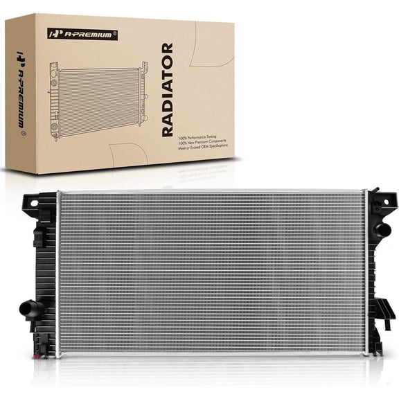 A-Premium Engine Coolant Radiator Assembly with Transmission Oil Cooler Compatible with Ford F-150 2015 2016 2017 2018 2019 2020, Automatic Transmission, Replace# FO3010334, HL3Z8005C