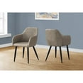 thumbnail image 4 of Monarch Specialties Dining Chair, Set Of 2, Side, Upholstered, Kitchen, Dining Room, Fabric, Metal, 4 of 11