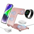 thumbnail image 5 of Wireless Charger, Aluminum Alloy 3 in 1 Wireless Charging Station for Apple iPhone/iWatch/Airpods,iPhone 14,13,12,11 (Pro, ProMax)/XS/XR/XS/X/8(Plus),iWatch8/7/6/SE/5/4/3/2,AirPods 3/2/pro, 5 of 7