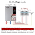 thumbnail image 4 of Calentador de agua sin tanque Thermomate 27kW 208-240V 114A, 4 of 7