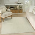 thumbnail image 4 of Nourison Textured Home 5'3" x 7' Ivory Green Farmhouse Indoor Area Rug, 4 of 12