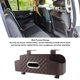thumbnail image 4 of Organizador De Asiento Trasero De Coche, Organizador De Almacenamiento De Coche De Gran Capacidad De 13,8 Pulgadas, Soporte Para Pañuelos Con Portavasos, 2 Ganchos, Organizador, 4 of 7