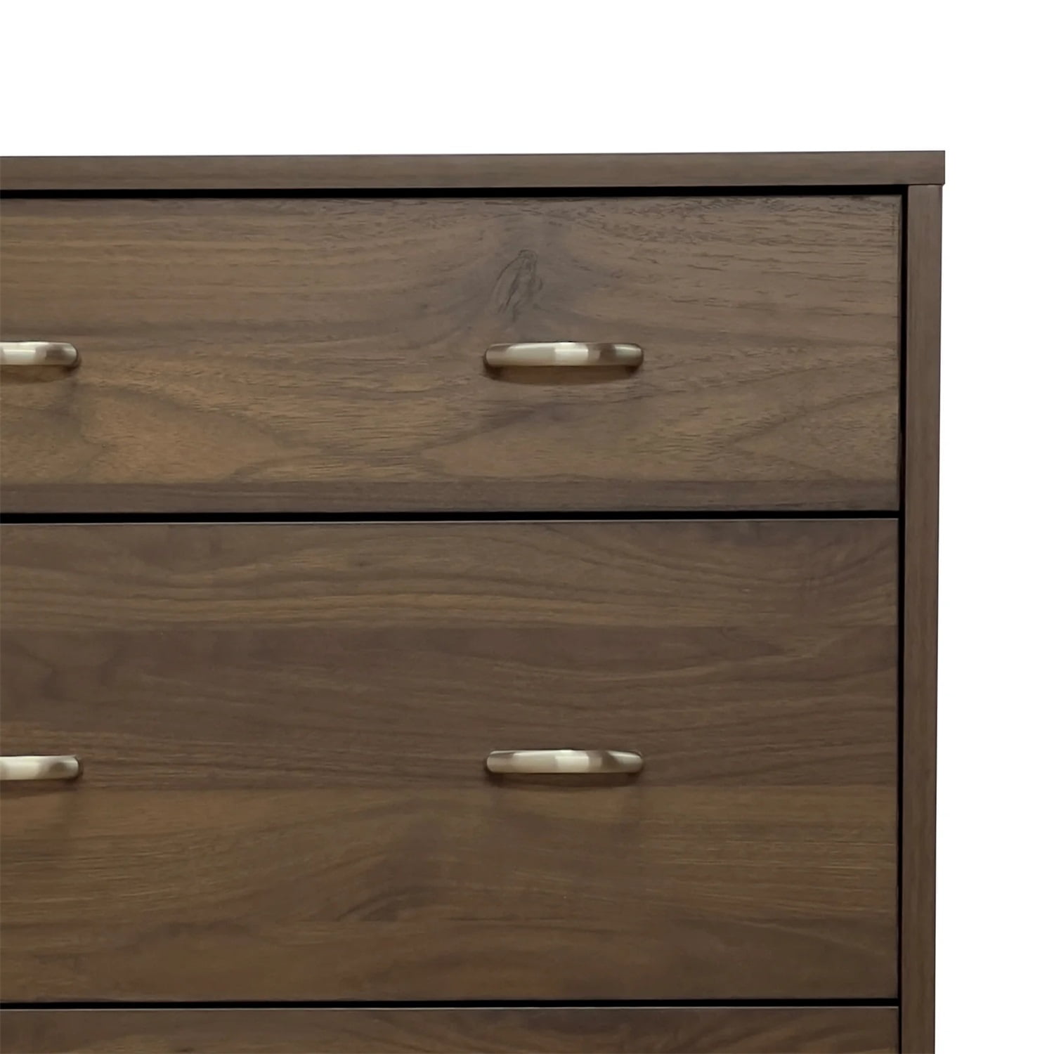 Kadyn Drawer Dresser with 4 Drawers, MDF Drawer Chest for Living Room, Modern Drawer Dresser for Bedroom, Columbia Walnut Kadyn Drawer Dresser with 4 Drawers, MDF Drawer Chest for Living Room, Modern Drawer Dresser for Bedroom, Columbia Walnut