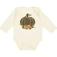 thumbnail image 3 of Inktastic Cheetah Print Pumpkin Boys or Girls Long Sleeve Baby Bodysuit, 3 of 5