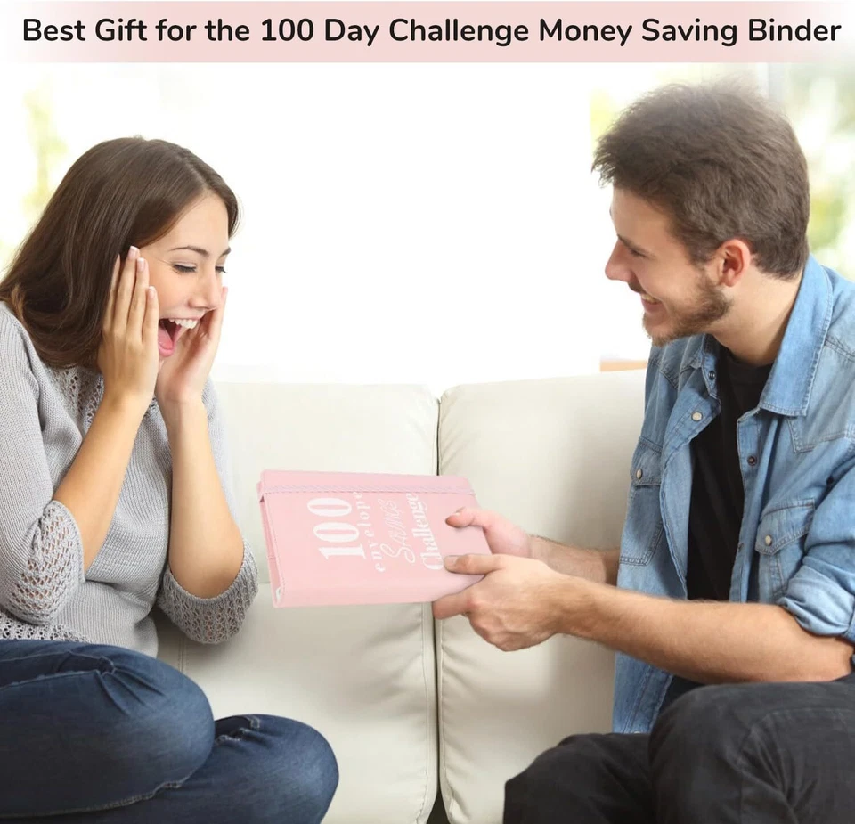 100 Envelopes Money Saving Challenge, A5 Money Saving Binder, Savings Challenges