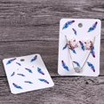 thumbnail image 2 of S SERENABLE 100 Pcs/Set Hanging Accessories for Earring, Necklaces, Bracelets Display Blue Feathers, 2 of 6