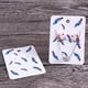 thumbnail image 2 of 100 tarjetas colgantes coloridas para pendientes, expositores de joyas de 0,8 pulgadas Plumas Royal Blue, 2 of 6