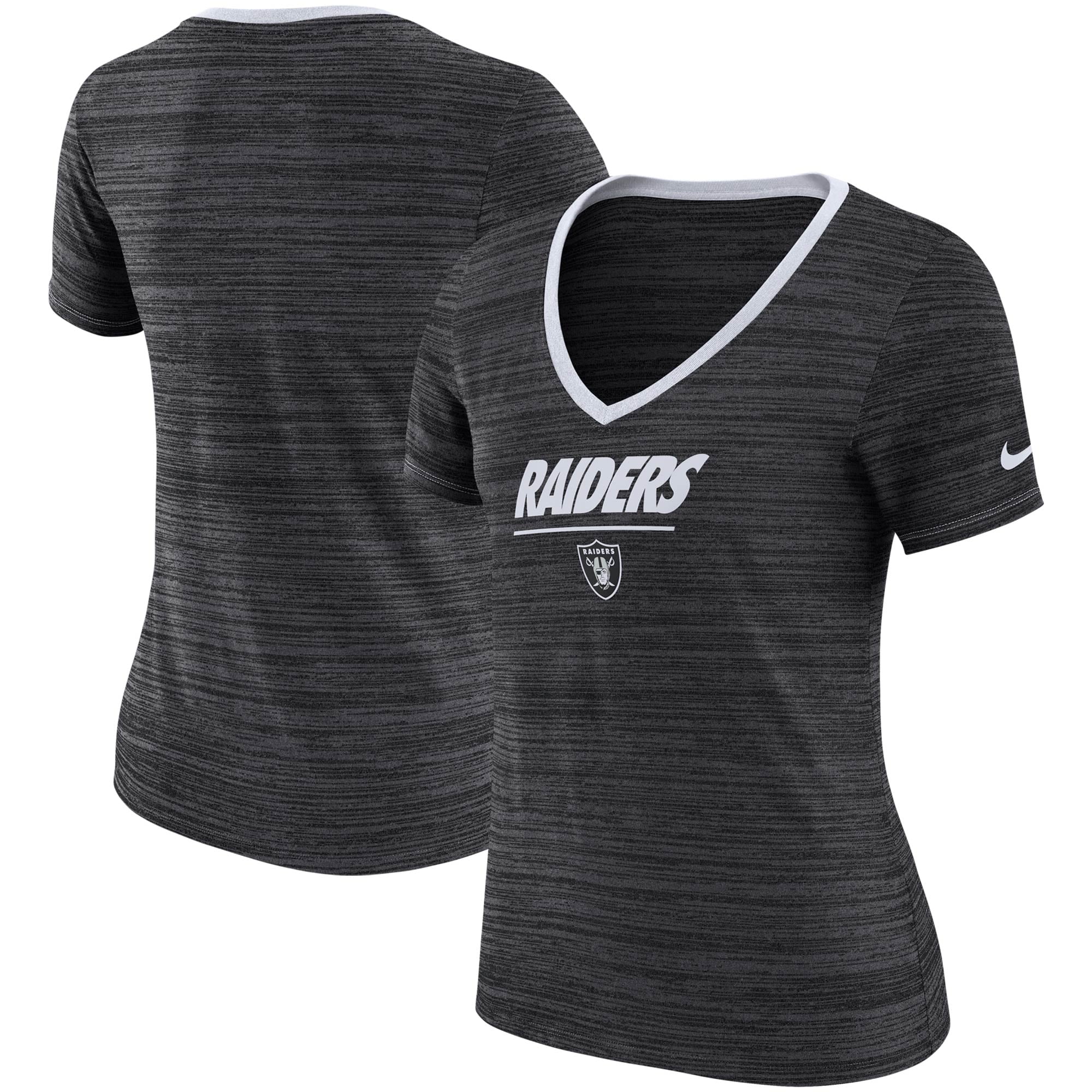 Las Vegas Raiders Nike Women's Legend Velocity VNeck Performance T