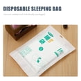thumbnail image 3 of Disposable Sleeping Bag One Time Use Adult Bags Sack for Adults Travel Accessories Vacuum White, 3 of 6