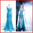 thumbnail image 1 of Frozen elsa Princesa Vestido Halloween cosplay Adulto Queen Dress Disfraz, 1 of 3