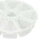 thumbnail image 2 of Caja organizadora de plástico transparente BuyWeek redonda de 8 rejillas, 2 of 14