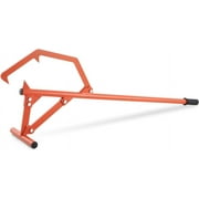48" Timberjack Log Lifter, Adjustable Heavy Duty Log Roller Cant Hook, Log Jack with Rubber Grip & Triangular Support, Log Cant Hook Logging Tools for Rolling and Lifting Logs up to 25" Dia