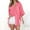 Pink, variant on DuoJiaJ Loose Blouse Casual Button Ladies Long T Shirt Shirt Tops Dress Womens Women's Blouse Women's Work Shirts Brown L
