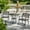 Black, variant on Nuu Garden 3 Pieces Patio Bistro Set, Outdoor Cast Aluminum Conversation Set with Umbrella Hole for Backyard, Porch, Poolside, Lawn, Black