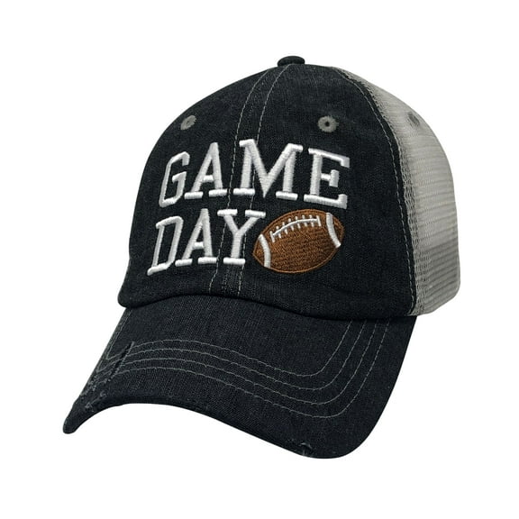 Cocomo Soul Game Day Football Embroidered Mesh Trucker Style Hat Cap Football MOM Gift Mothers