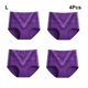 thumbnail image 3 of Minnieouse Ropa interior Lencería de cintura alta Body Shaping Ladies Briefs Cómodo Sexy Control Bragas Calzoncillos de talla grande Ropa interior Púrpura L, 3 of 6