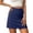 Blue, variant on Women's Athletic Skirt, High Waist Solid Color for Running Tennis Workout, Lightweight Comfortable Summer Skort for Sports