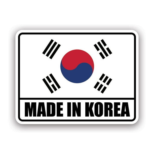 Made in Korea Sticker Decal Self Adhesive Vinyl Weatherproof Made