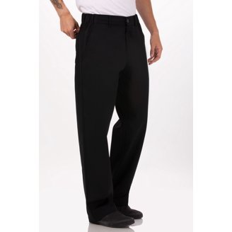 Men's 7-Pocket Chef Cargo Pants – Baggy Kitchen Pants With Wide Elastic Waist And Drawstring, Lightweight Breathable Polyester Cotton For Restaurant And Culinary Work