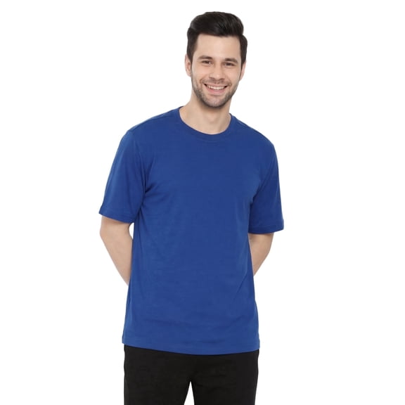Turtle Bay New York Men's Crew Neck Heavyweight T-shirt in Short Sleeves and Relaxed Fit