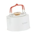 thumbnail image 2 of Camp Kettle Tea Kettle con utensilios de cocina ergonómicos 1.1 l tetera de té para para viajar escalando fogata mochilado senderismo, 2 of 8