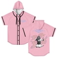 thumbnail image 1 of Addison Rae The Addison Tour 2025 Merch Chandail de Baseball à Capuchon T-Shirt à Manches Courtes Femmes Hommes Col Rond T-Shirt Décontracté,TG,Rose, 1 of 3