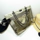 thumbnail image 2 of Conjunto de dos bolsos para mujer, niña, transparente, con cadena, bandolera, bolso de mano, buena seguridad, bolsos de mensajero cruzados de PU Speravity  BB5465-06, 2 of 5