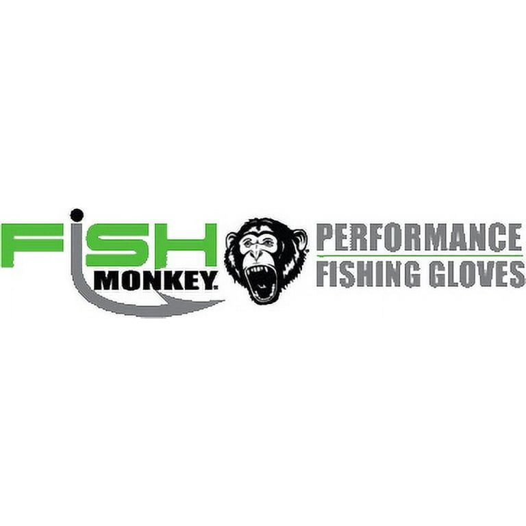 Fish Monkey Stubby Guide Glove, UPF 50+, Short Stubby cut, Quick Dry  breathable fabric, Silicone palm, Americana M 