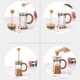 thumbnail image 4 of PENIKOKO 1Pcs Filter Coffee Makers Manual Household Glass Beverage Container for Home Orange, 4 of 8