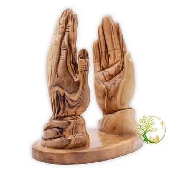 Olive Wood Praying Hands Bible Stand from the Holy Land | Bible Holder