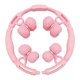 thumbnail image 1 of Rodillo de masaje de piernas de 16 ruedas, herramienta de masaje de tejido profundo para gimnasio y deportes. Rosa, 1 of 9