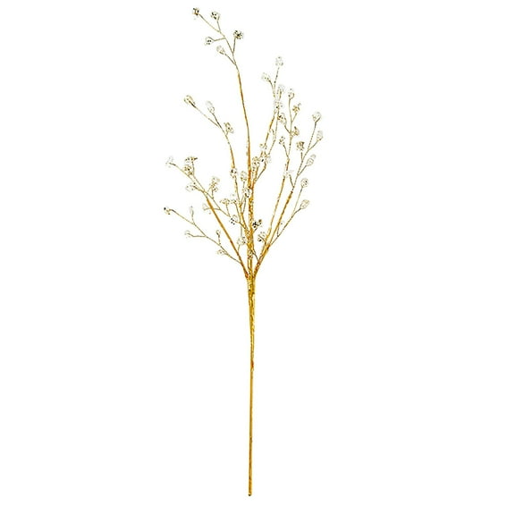 Glitter Berry Ornaments 2025 Christmas Tree Decorations Christmas Tree Filler Picks Glittery Twigs Branches for Christmas Tree