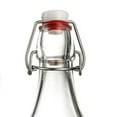 thumbnail image 3 of Swing Top Clear Glass SQUARE Bottle With Airtight Stopper - 33.75 oz. (2 Pack) Flip-Top Bottles Great for Oil and Vinegar, Beverages, Homemade Juices, Smoothies, (Not For Carbonated Beverages), 3 of 3