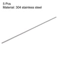 thumbnail image 2 of Unique Bargains M3 x 200mm Tige Entièrement Filetée 304 Filetages à Droite en Acier Inoxydable 5 Pack, 2 of 4