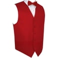 thumbnail image 4 of Neil Allyn 7-Piece Formal Tuxedo with Pleated Front Pants, Shirt, Scarlet Vest, Bow-Tie & Cuff Links. Prom, Wedding, Cruise, 4 of 5